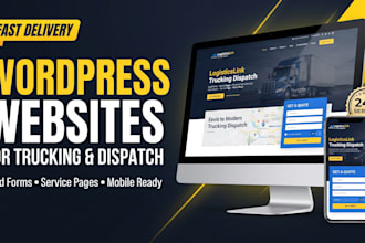 trucking and freight dispatch wordpress website, trucking and dispatch companies