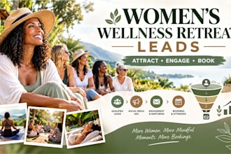 women wellness retreat leads marketing women retreat leads facebook google ads