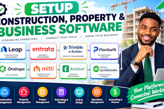setup leap entrata trimble ebuilder planswift onshape mitti buildium quickbooks