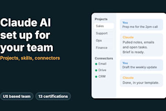 set up claude ai for your team with projects and connectors