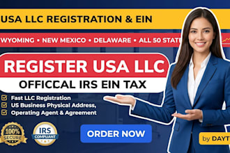 usa llc registration for an country resident, company formation, ein application