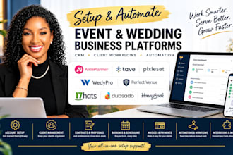 setup aisleplanner tave pixieset wedypro perfect venue 17hats dubsado honeybook
