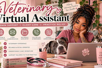 veterinary virtual assistant and client support