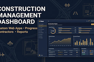 build a custom construction management dashboard or web app