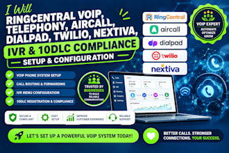 ringcentral telephony callrail voip aircall dialpad twilio nextiva IVR zapier
