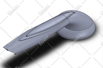 design 3d cad models and mechanical parts in solidworks