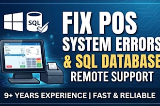 troubleshoot pos sql transaction errors and hardware integration