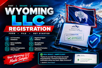 handle wyoming llc formation, registration and business formation professionally