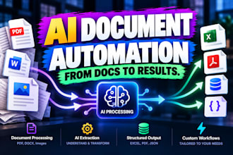 automate invoice and document data extraction with ai
