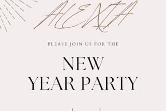 design beautiful canva invitations, flyers, cards and printables