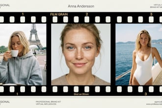 design a complete ai influencer brand kit and content strategy