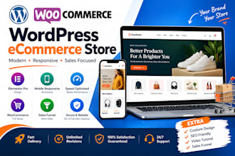 buid an ecommerce shop, webshop, wooocomerce store, wordpress multivendor store
