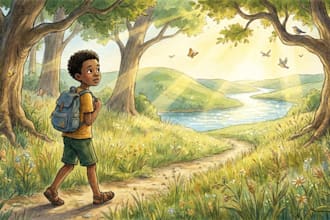 illustrate children story book illustration, story book illustration, story book