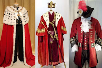 sew custom outfit fashion fabric clothing cosplay creation anime suit commission
