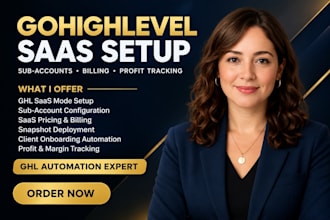 build gohighlevel saas pro setup ghl sub account margin tracking expert