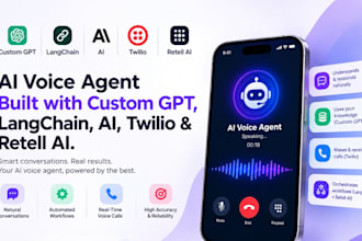 build a custom ai voice agent with langchain and retell ai