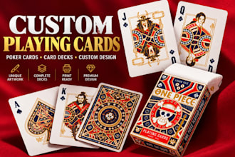 design custom playing cards, poker cards and card decks