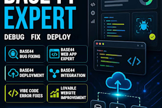 base44 debug bug fix base44 expert base44 deployment base44 integration