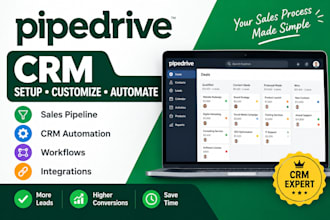 setup, customize and automate your pipedrive CRM