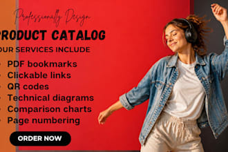 design a professional product, industrial, wholesale catalog design redesign