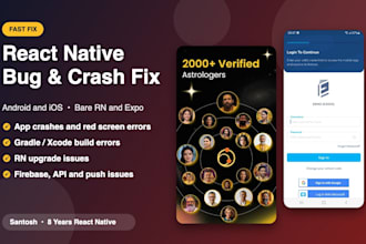 fix bugs, crashes and build errors in your react native app
