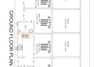 create a professional 2d house floor plan in autocad