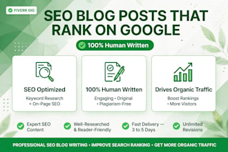 write seo blog posts that rank on google