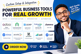 odoo construction online leap kommo followup crm ninox accelo zendesk sell roofr