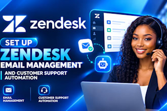 set up zendesk email management and customer support automation
