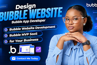 design bubble website, bubble app developer, bubble mvp saas for your business