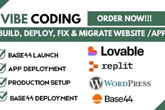 do base44 deployment, app deployment, launch and production setup