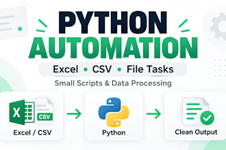 automate excel CSV and repetitive tasks with python