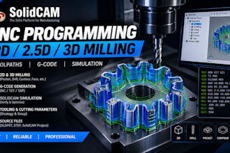 3d cad modeling in solidworks and generate stl step files
