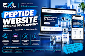 build fda compliant peptide website peptide store researchprptiwoocommerce