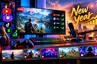 promote your videos and gaming content for new year audience growth