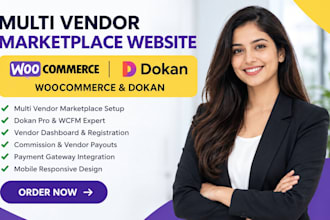 build multi vendor ecommerce marketplace website using woocommerce and dokan