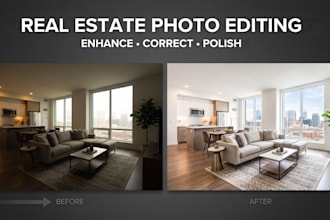 professionally edit real estate photos enhance property images and quality