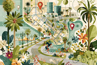 do vector map illustration and event map