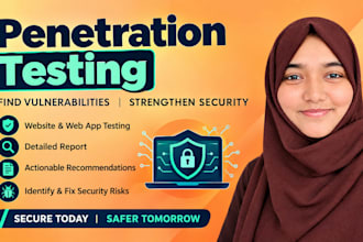 perform authorized web application penetration testing and provide a report