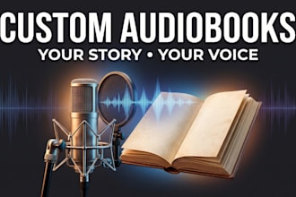 narrate your book with a custom voice of your choice
