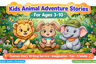 write engaging kids animal adventure stories