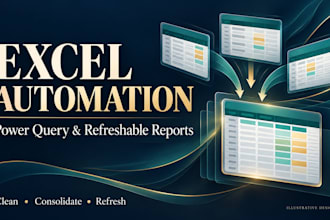automate excel reports and consolidate data with power query