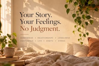 be your confidante and no judgement friend