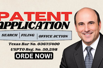 be your US licensed patent attorney for patent search and prosecution