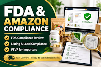 do fda compliance, amazon compliance and fsvp agent for food importers