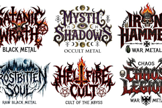 do satanic black occult metal war metal raw black metal logo
