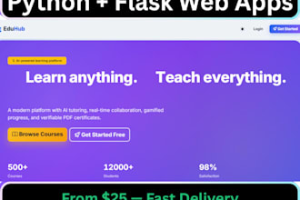 build a small web app with python, flask, and postgresql
