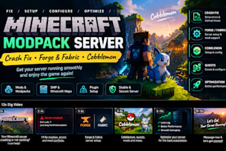 fix minecraft modpack server crashes forge fabric cobblemon setup