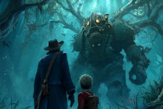 do 2d game art illustrations and concept art artworks