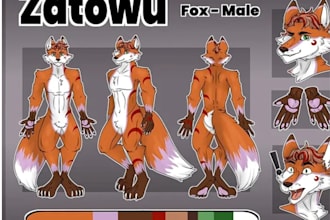 draw furry reference sheet protogen ref sheet furry ref sheet anthro character
